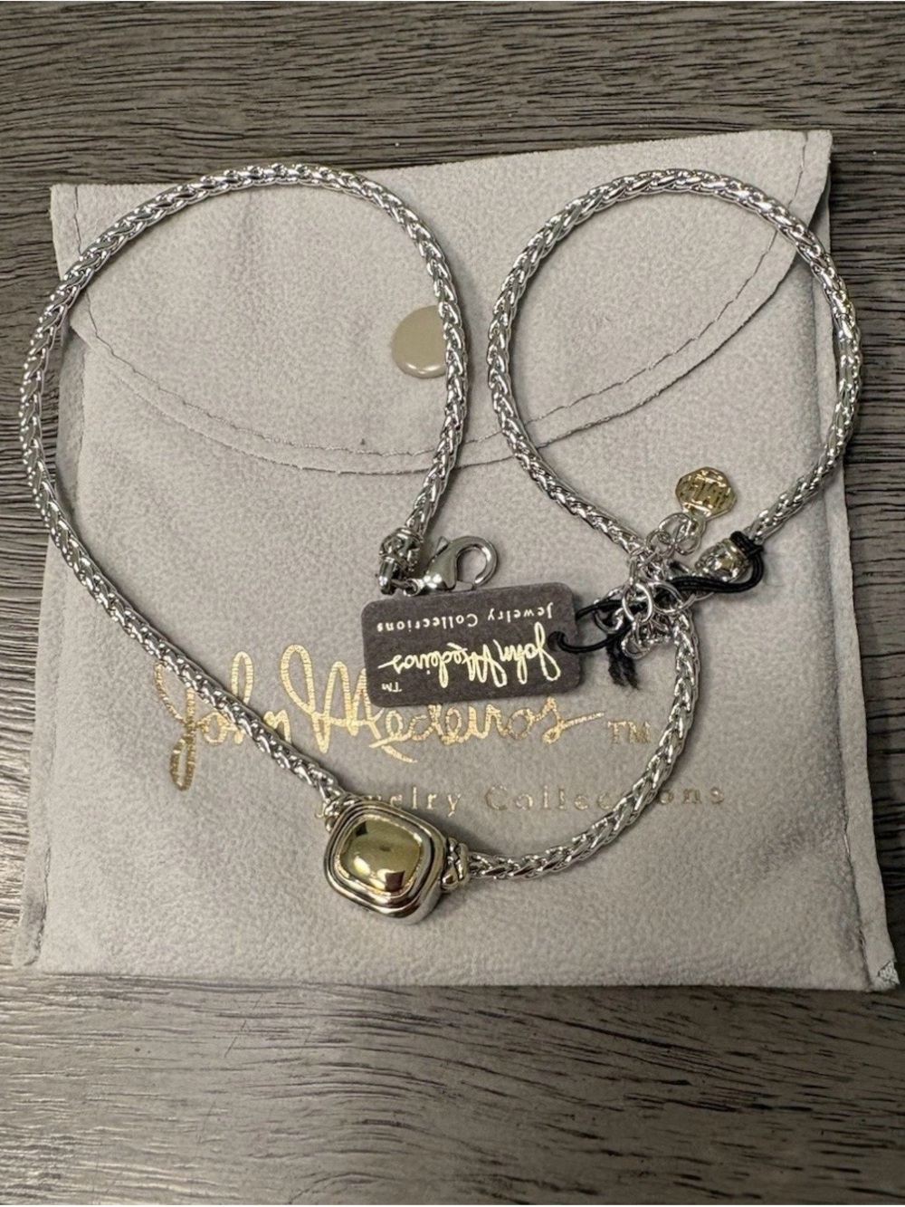 John Medeiros Reversible Two-Tone 
Necklace